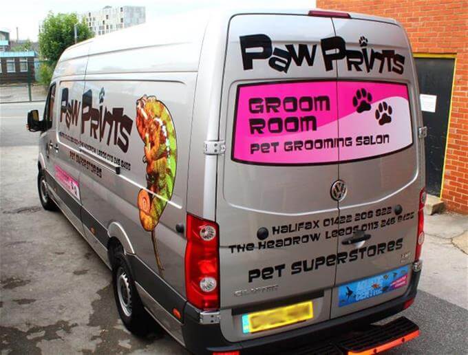 paw prints van