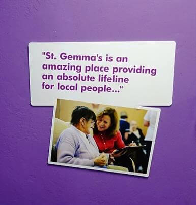 St Gemmas custom display