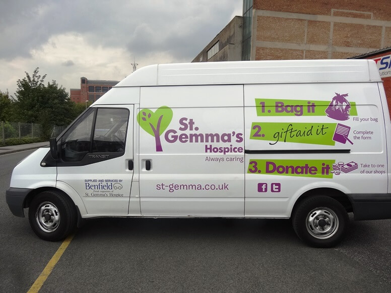 St Gemmas van wrap