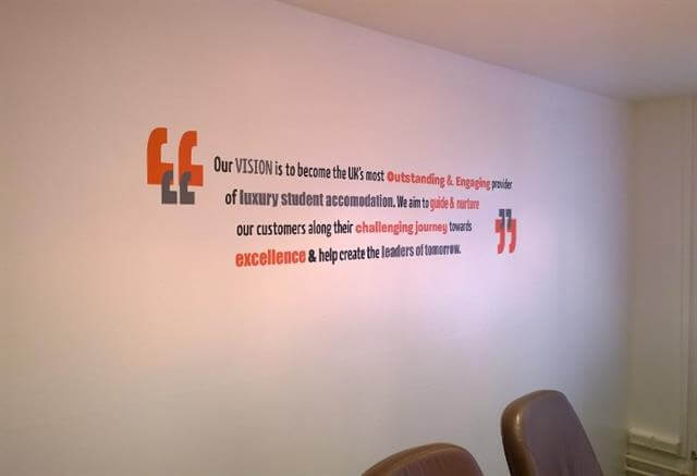 Custom wall graphics