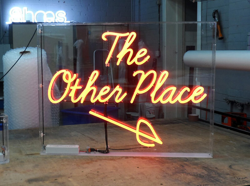 The other place Neon light sign