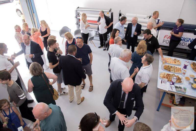 A well-attended opening event for FASTSIGNS® Portsmouth