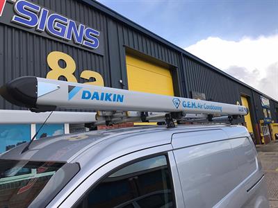 Daikin van park on FASTSIGNS building