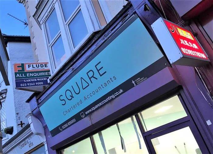 Square Chartered Accountants business signage