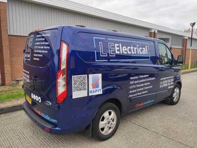 Van wrap with graphics