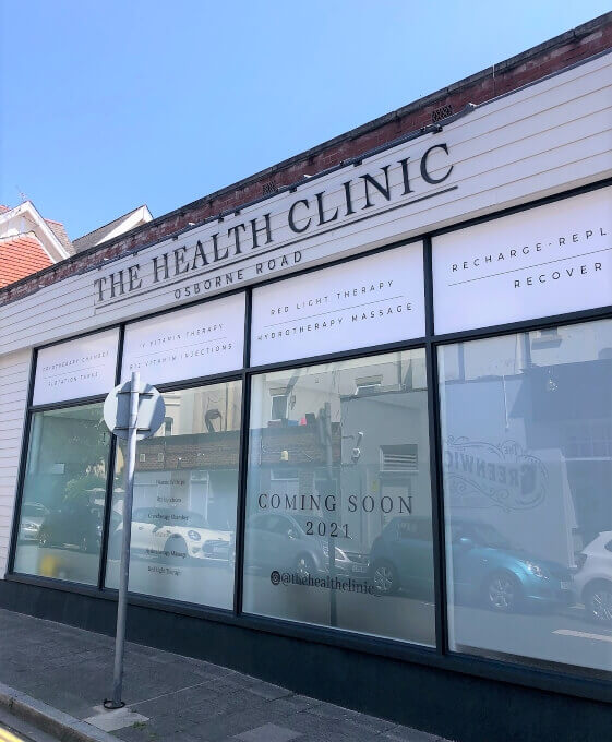 The Health Clinic Signage