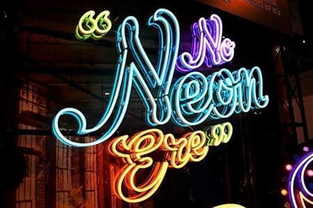 Neon sign