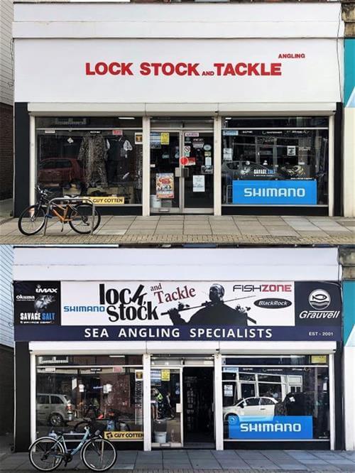 Lock stock and tackle before and after