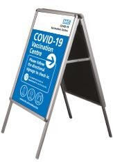 COVID-vaccination-a-frame-sign