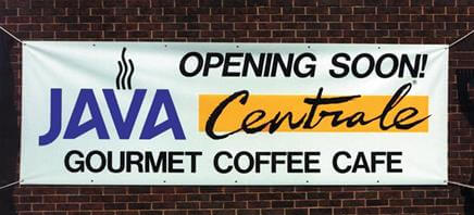 Coffee Shop Opening Soon Banner