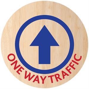 One way traffic sign