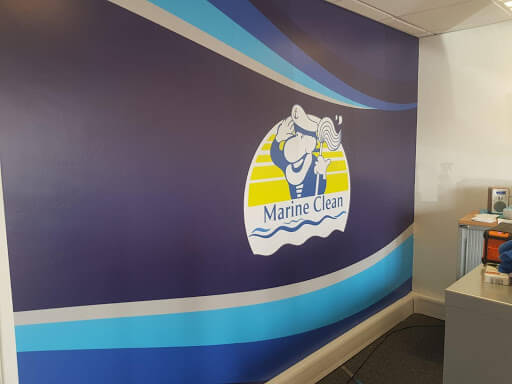 Marine clean wall decals