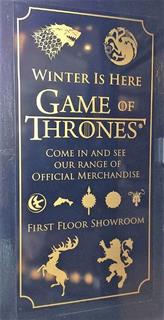 game of thrones signage