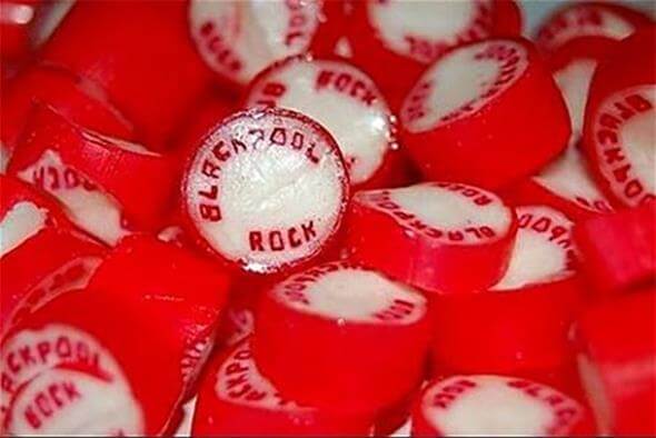 blackpool rock custom candy